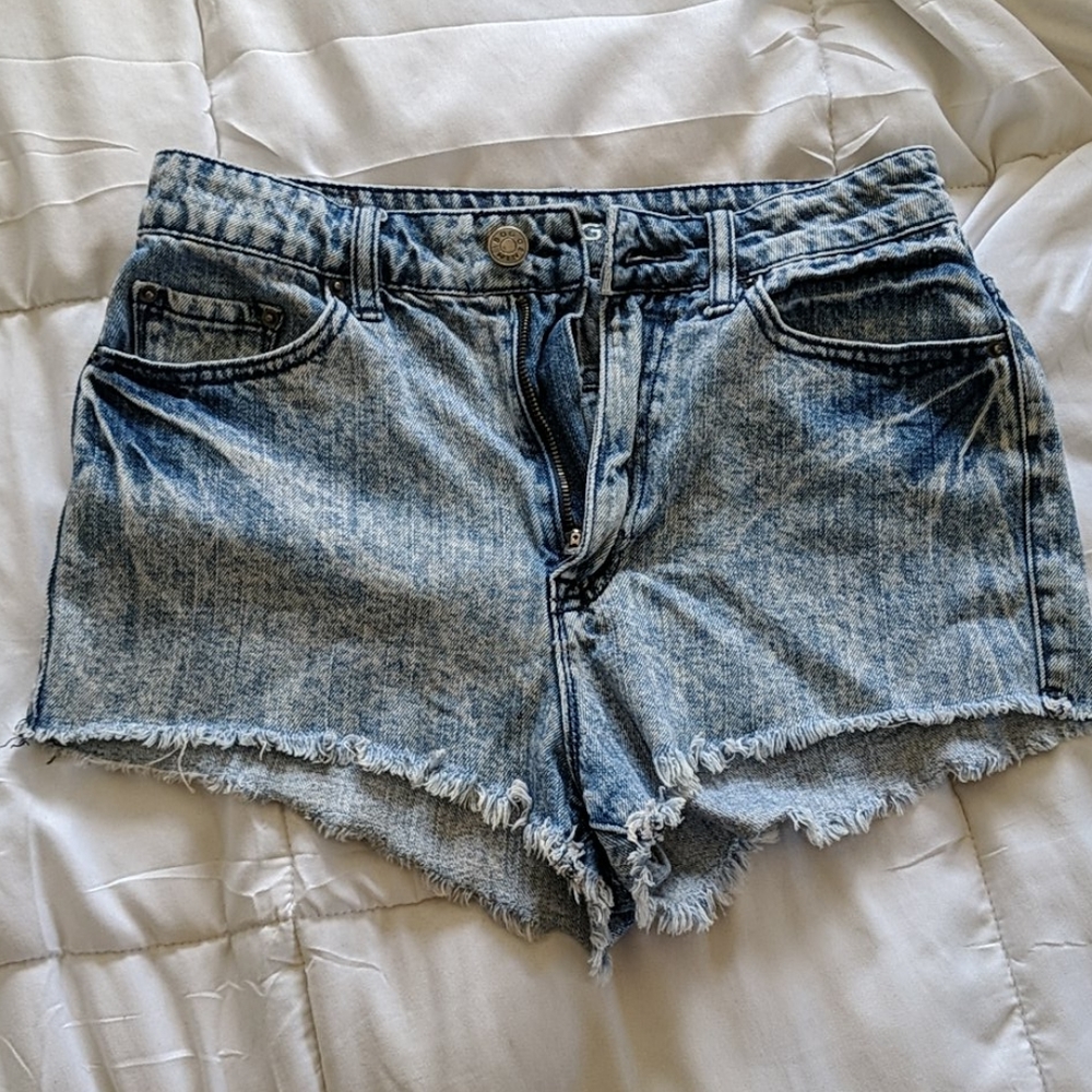 BDG High Waisted Cheeky Jean Shorts